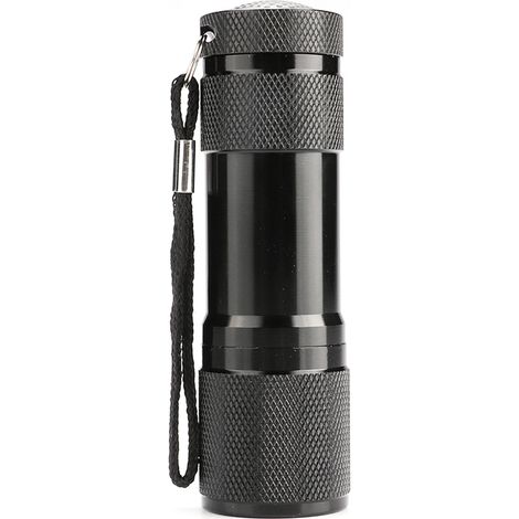 Lampe De Poche LED Verte - 9 LEDs Pour Croissance Des Plantes - Faisceau Réglable - Alliage D'aluminium - 1 Pièce (1/5)