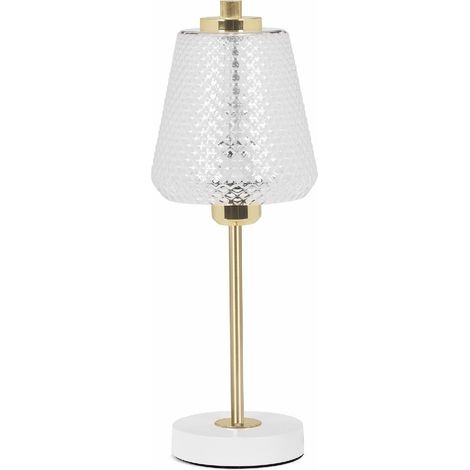 ANDREA HOUSE IL21135 Lámpara Elizabeth Vidrio/Dorado Ø15X42 CM - ref: IL21135