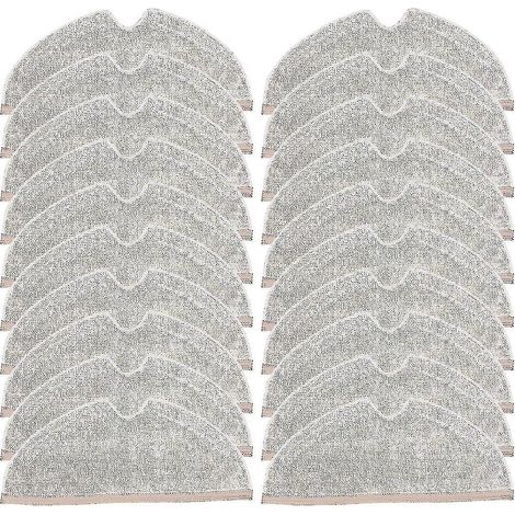 20 Pcs Mop Pads For Xiaomi Roborock S5 S50 S51 S55 S6 S6 Maxv S5 Max (1/3)