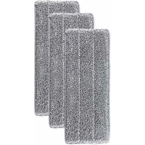 Mikrofaser-Wischmoppkopf für die Bodenreinigung, Ersatz-Wischmoppbezug, Flachmoppkopf, Mikrofaser-Reinigungstücher, ein Kopf 33 x 12 mm