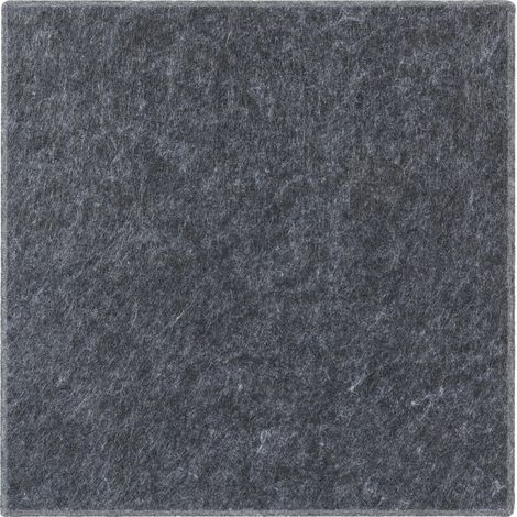 Panneaux en mousse acoustique, absorbants son, design à monter au mur, GRIS, 9mm-b (1/2)