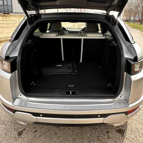 Protection Seuil Coffre Compatible avec Range Rover Evoque 2011-2018 INOX Chromé (1/5)