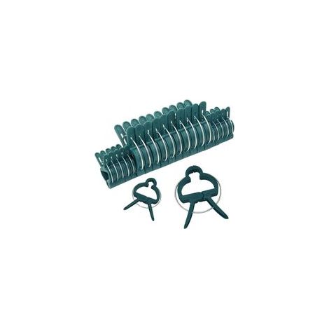 100Pcs Pinces pour Plantes de Jardin, Pinces de Support de Jardinage en Serre Réutilisables pour Parterres de Fleurs Vigne Légumes Tomates (2 Tailles) H350