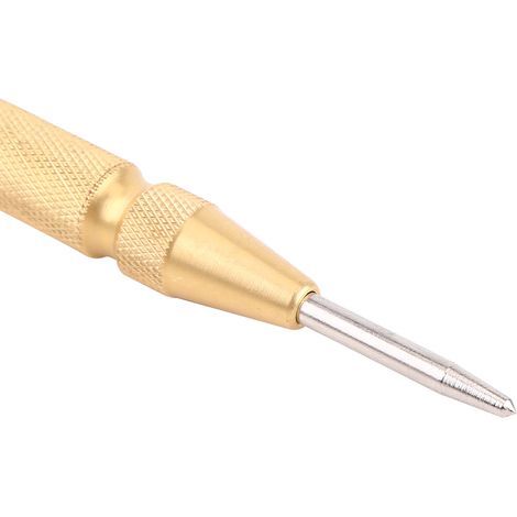 Professioneller automatischer Punktstift mit HHS-Spitze, Messinggehäuse (goldfarben) (1/5)