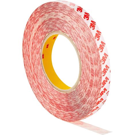 Doppelseitiges PET-Klebeband – 1 Rolle – Strapazierfähige, transparente Folie – Starke Haftung bis 150 °C – Für Möbel- und Industriemontage – 15 mm x 50 m (1/5)