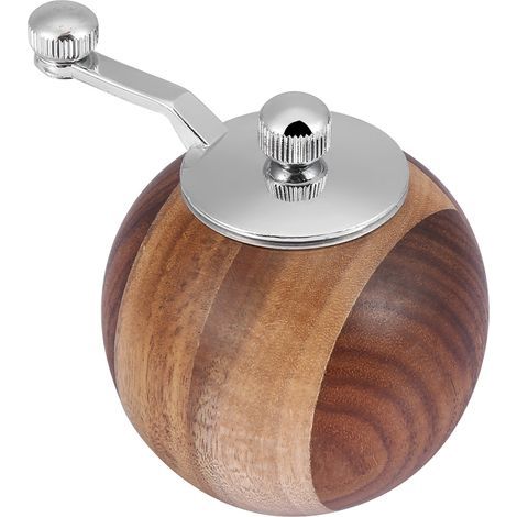 Handmühle aus natürlichem Holz, Flaschenform, Küchenhelfer (1/5)
