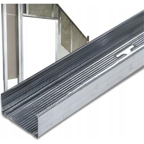 Profil Mural GK CW75, 3 m, Pour Cloisons En Plaques De Platre, Acier Galvanise