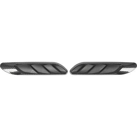 coppia di profili aerodinamici di ricambio per prese d'aria laterali parafango sinistro e destro per Mercedes-Benz Classe C W206 AMG-Line C63 2022+ in fibra di carbonio (1/4)