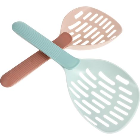 Lot de 2 pelles creuses plastique, nettoyage déjections rapides (1/4)