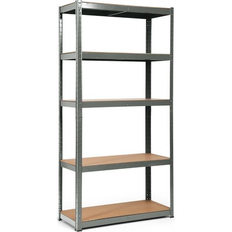 Ripiano portaoggetti a 5 livelli ripiano salvaspazio per carichi pesanti ripiano in metallo ripiano per officina grigio 88305165 88305165 88305165 88305165 88305165 88305165 88305165 88305165 88305165