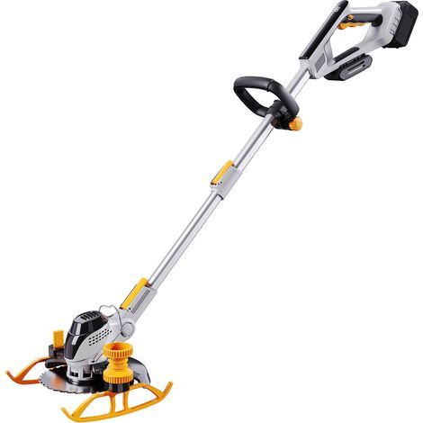 Tondeuse électrique de 900 W, débroussailleuse sans fil, nombreux accessoires, manche télescopique, idéale pour les cours et les jardins (Battery2) (1/5)