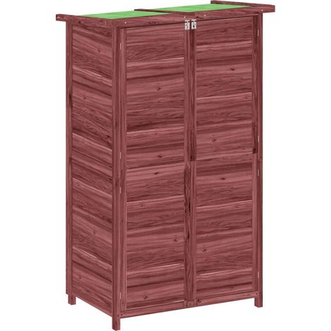 Maison Exclusive - Rimessa da Giardino Moka 83x57x140 cm in Legno Massello di Pino