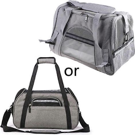 Sac de transport respirant et léger pour chat avec bandoulière réglable pour chien (1/5)