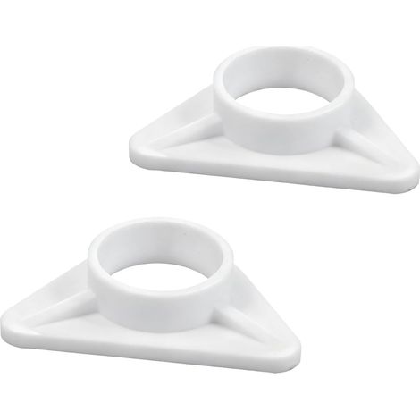 Renforts d'Évier,2 pcs Fixation Mitigeur en Plastique pour Évier Inox (1/5)