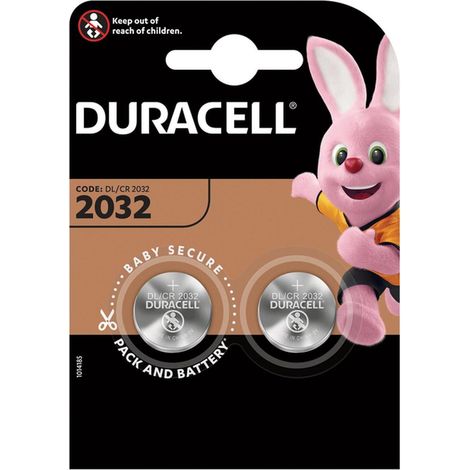 Batteria a Bottone a Litio DURACELL DL 2032     2UD 3 V (10 Unità)