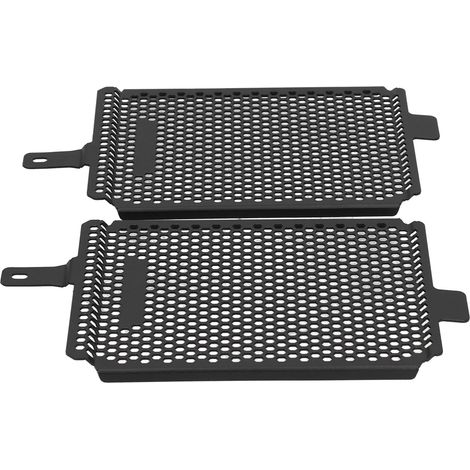 2 grilles de protection radiateur moto compatibles R1250GS/ADV 2019-2021, en grillage métallique noir (1/5)