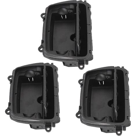 3X Cendrier central en plastique noir pour console, compatible avec BMW Série 5 F10 F11 F18 51169206347 (1/5)