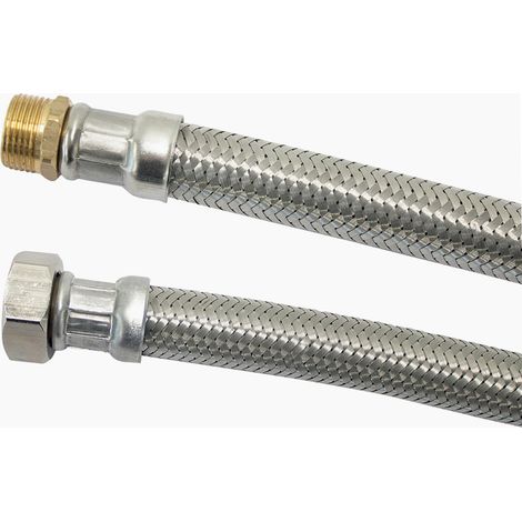 Flessibile MASCHIO-FEMMINA 30 cm CHIUSOØ13 mm con filetto MASCHIO 15x21 / FEMMINA 20x27
