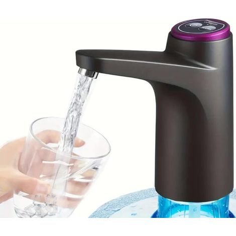 Distributeur d'eau USB rechargeable - Pompe à eau électrique portable, automatique pour bouteille 4.5L-20L, camping bureau maison (1/5)