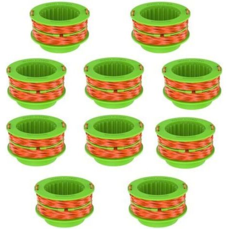 Jeu de cordons de coupe pour tondeuse EGO power + AS1300, bobines de cordon de remplacement pour tondeuse Ego 15 ST1500/ST1500-S 10 pièces (1/5)