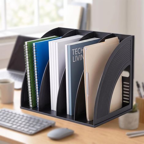 Porte revue compartiments indépendants pour bureau (1/5)
