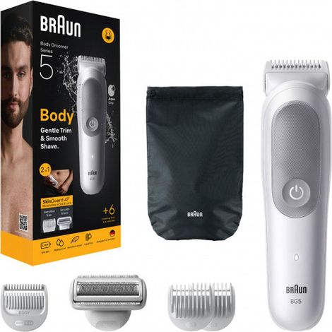Braun BG5550 Körperrasierer grau wasserdicht 100 min