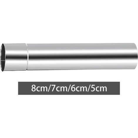 Tube d'extension de conduit droit pour cheminée de chauffage d'hiver de camping, tuyaux de poêle pour réchauds de cuisine portables (1/4)