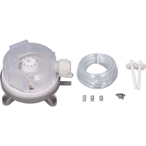 Pressostat d'air 30-300 Pa, protection contre la surchauffe, pressostat différentiel d'air de ventilation de fournaise à gaz (1/5)