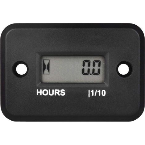 Compteur d'heures inductif numérique,pour l'entretien,conception étanche pour tondeuse à gazon,tronçonneuse,moto,souffleuse à neige (1/4)