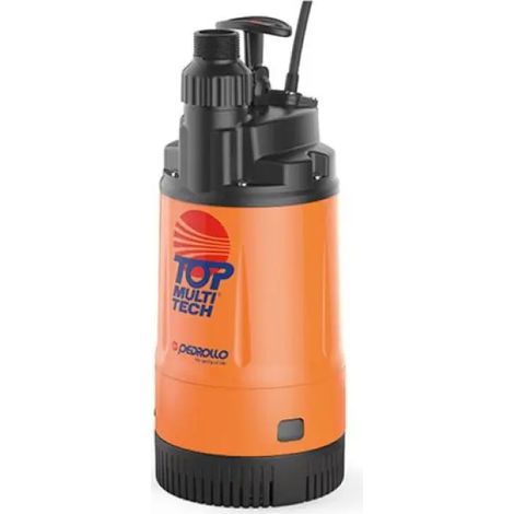 Elettropompa sommergibile multigirante automatica in tecnopolimero per acque chiare monofase modello top multitech 2 hp 0,75  kw 0,55  230v PEDROLLO