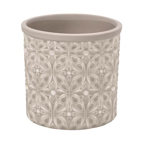 Burgon & Ball Glazed Pot Porto Small Grey (1/2)