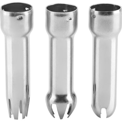 Ensemble de 3 douilles à crème en acier inoxydable, durables et sûres, pour la décoration de gâteaux et la pâtisserie (1/5)