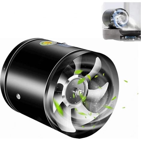 Ventilateur d'extraction, ventilateur de conduit, Muet hotte aspirante/extracteur d'air pour cuisine domestique, 220 V 20 W, 4 pouces (1/5)