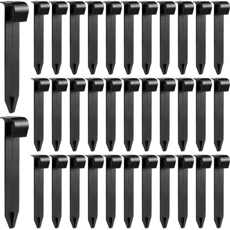 35 Pièces 16mm Piquets de Support de Tuyau D'irrigation, D'irrigation D'égouttement Support, Irriging Drip Support Stakes, pour Tube d'égouttement 16mm, pour Potagers, Jardins, Parterres