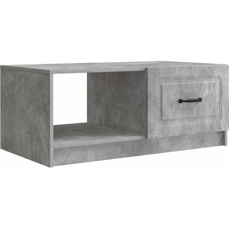 vidaXL Tavolino da salotto Grigio Cemento 90 x 50 x 37 cm
