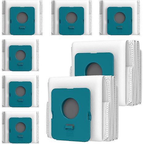 Lot de 8 sacs à poussière VCA-ADB952 compatibles avec l'aspirateur portatif Samsung Bespoke Jet Pro Extra/Complete Extra (1/5)