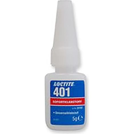 Colle Loctite 401 haute résistance séchage rapide transparente