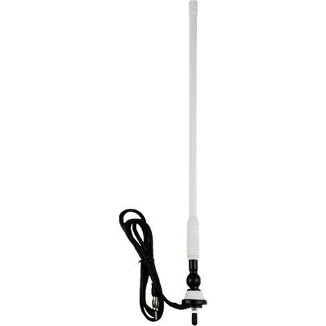 Antenna radio AM/FM impermeabile, antenna marina, ricevitore per auto, antenna flessibile in gomma per auto, camion, barca, quad, SSV, yacht, camper