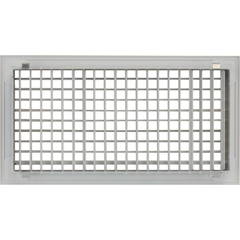 Grille de soufflage double déflexion 300x150mm - Atlantic