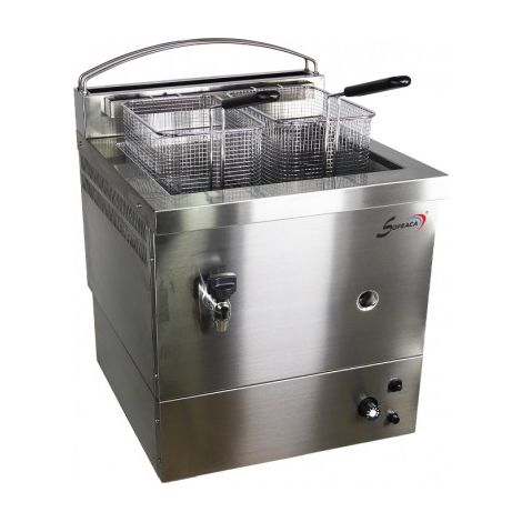 Friteuse foraine gaz - spéciale surgelés - 10 Litres - Gaz Butane/Propane - Sofraca