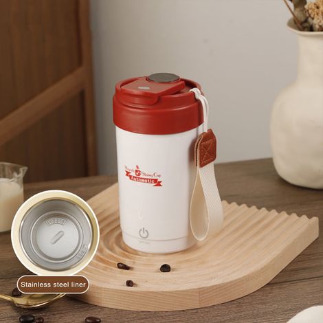 Tasse À Café À Agitation Magnétique - Acier Inoxydable - 300 Ml - Pour Maison Et Bureau - 1 Pièce (1/5)