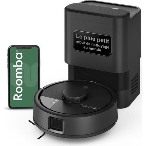iRobot Roomba Mini F155040 robot aspirador fregado negro 7 000 Pa base AutoEmpty LiDAR Wi-Fi (1/4)