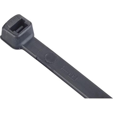 Serre-câble Thomas & Betts TY175 186.4mm x 4,67 mm Noir en Nylon 66 ( Prix pour Paquet de 100 )