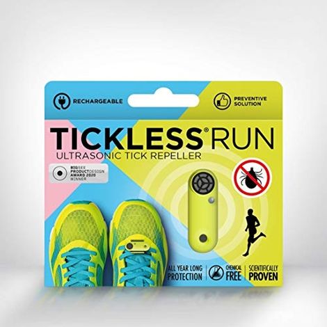 Tickless Run Repellente elettronico giallo per cani (1/5)
