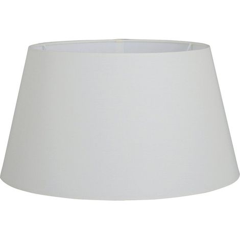 Abat-jour pour lampe à poser et lampadaire en coton et polyester beige Ø 40 cm - PANGIVO (1/2)