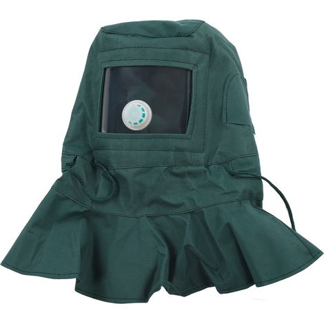 Masque anti-poussière pour les applications industrielles telles que le meulage, la peinture, le sablage et le dépoussiérage masque intégral, cape de protection et cagoule. (1/5)