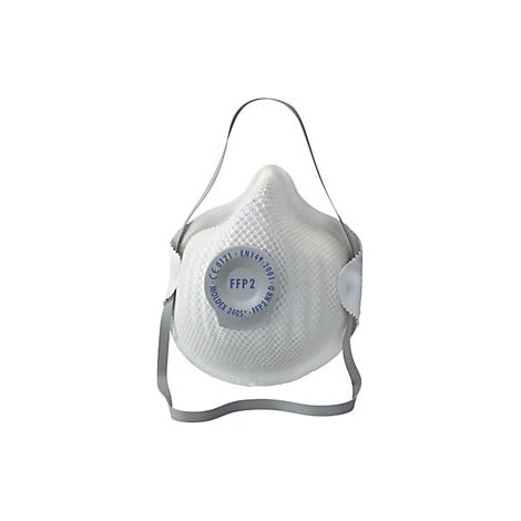Máscara de protección respiratoria FFP2 NR D  con válvula de (1/4)