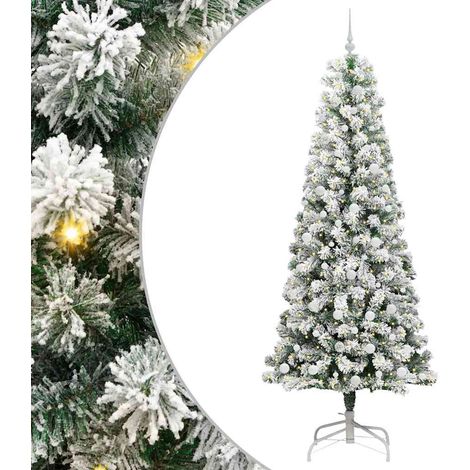 Sapin de Noël  Arbre de Noël Artificiel à Branches Articulées 240 cm (1/5)