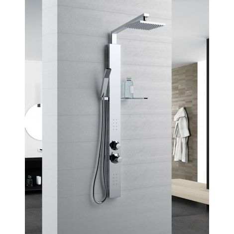 Colonne de douche hydromassante NOVELLINI REVIF PLUS 118 cm-10 --