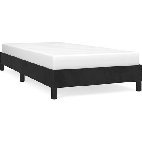 Maison Exclusive - Bettgestell Schwarz 80x200 cm Samt (1/5)